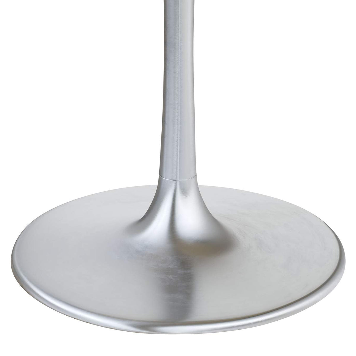 109445 Metropolis Dining Table Gray & Silver