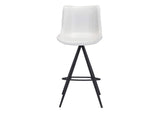 101287 Aki Barstool (Set Of 2) White & Black