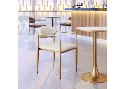 110207 Zens Dining Chair (Set Of 2) Quill Gray
