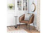 109055 Quinten Accent Chair Vintage Brown