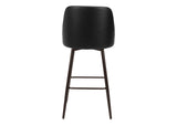 109975 Keppel Swivel Barstool Black & Bronze
