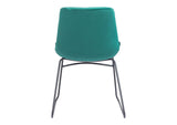 109334 Tammy Dining Chair (Set Of 2) Green