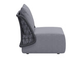 704024 Mekan Outdoor Accent Chair Gray