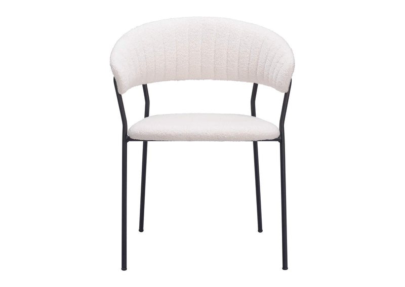 109669 Josephine Dining Chair (Set Of 2) Cream