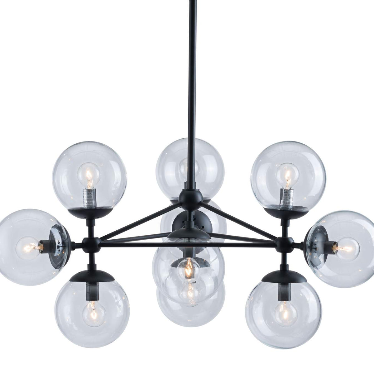 56065 Belfast Ceiling Lamp Black