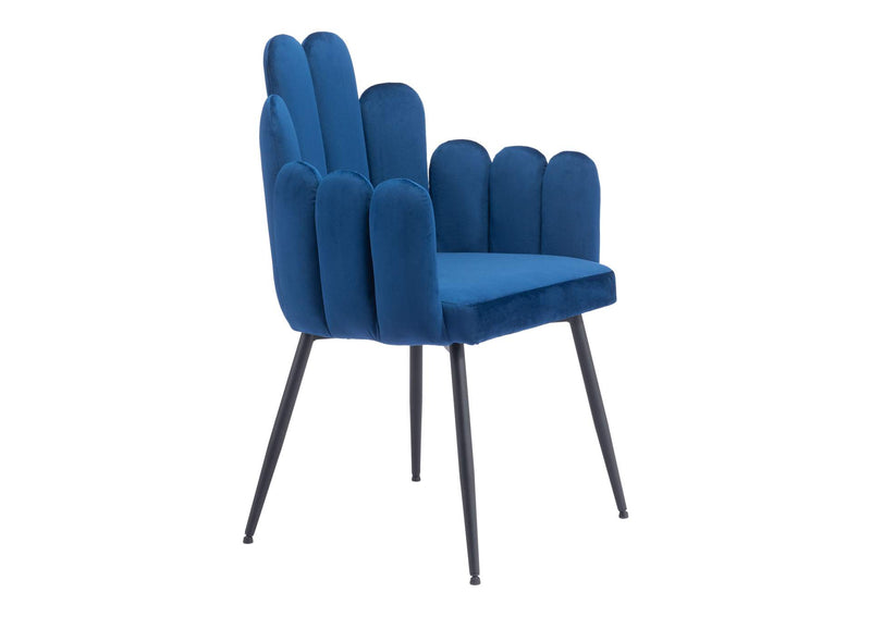 109654 Noosa Dining Chair (Set Of 2) Navy Blue