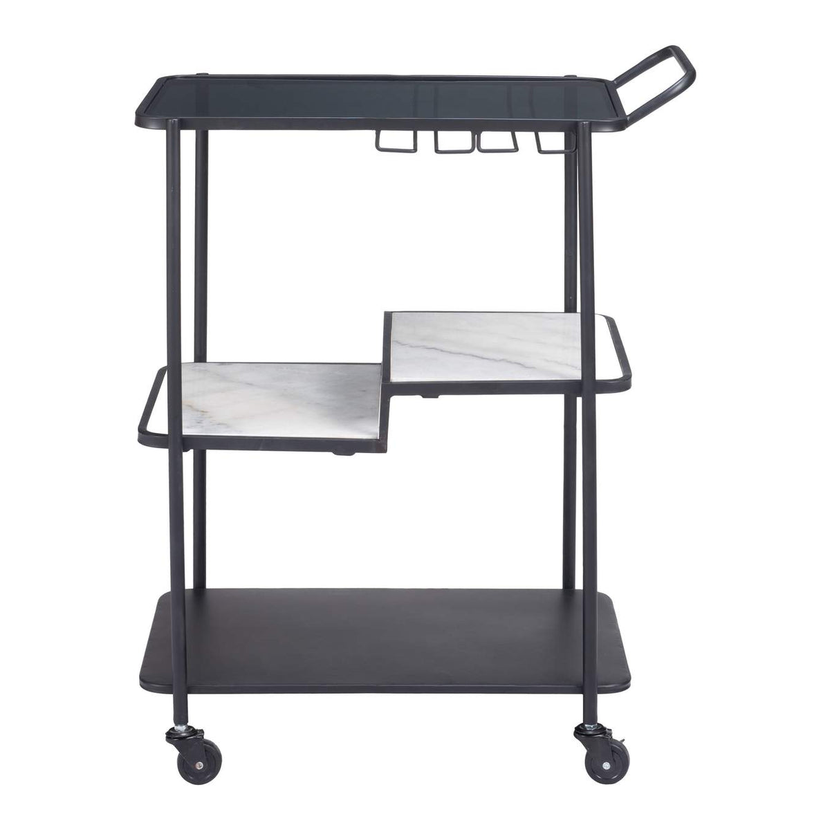 109845 Constanza Bar Cart Black