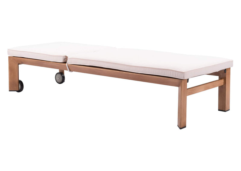 703980 Cozumel Outdoor Lounge Chair Beige & Natural
