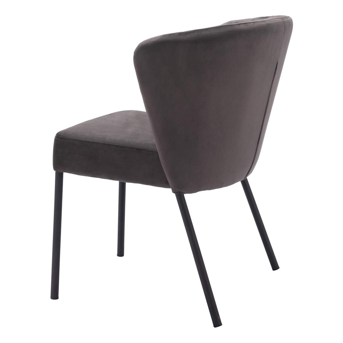 109679 Aimee Dining Chair (Set Of 2) Gray