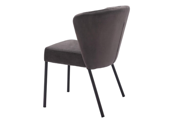 109679 Aimee Dining Chair (Set Of 2) Gray