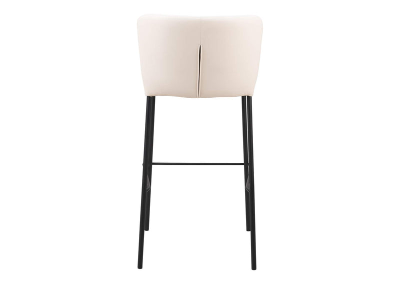 109782 Linz Barstool (Set Of 2) Cream