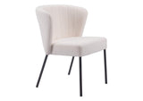 109677 Aimee Dining Chair (Set Of 2) Cream