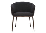110102 Essen Dining Chair Black & Bronze
