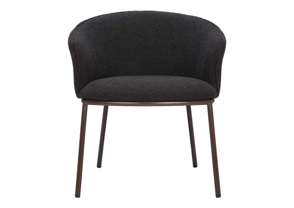 110102 Essen Dining Chair Black & Bronze