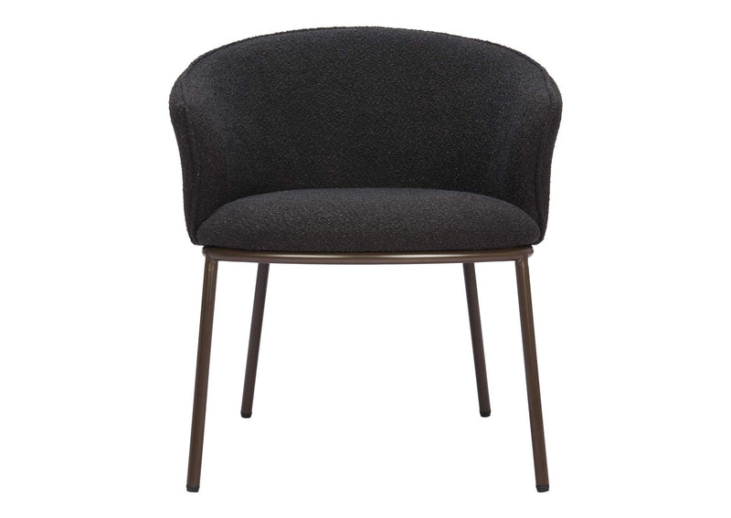 110102 Essen Dining Chair Black & Bronze
