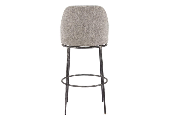 110273 Nordhavn Swivel Barstool Gray
