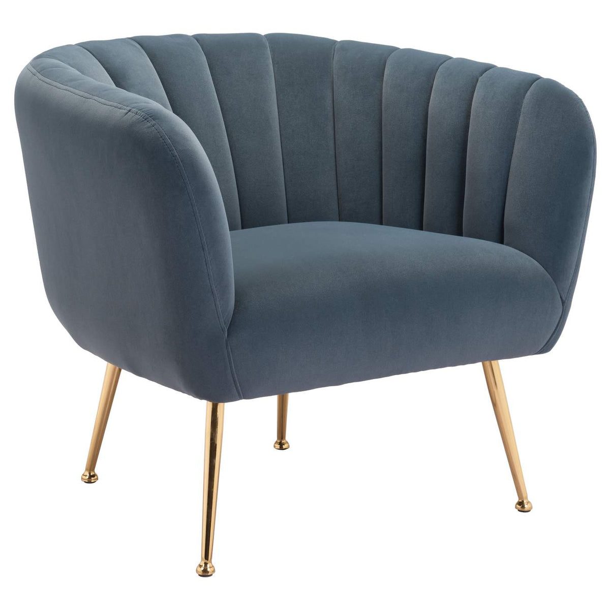 101852 Deco Accent Chair Gray