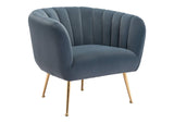 101852 Deco Accent Chair Gray