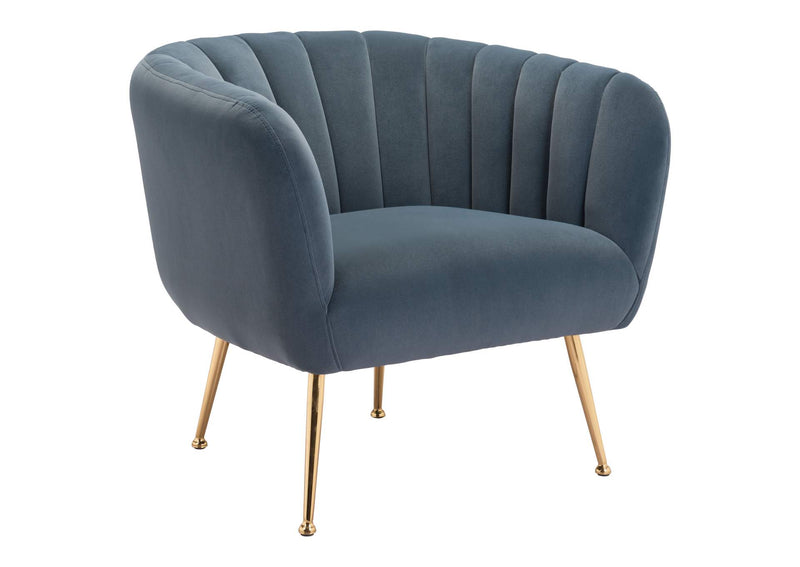 101852 Deco Accent Chair Gray