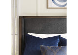 LWY6H7 Boracay Upholstered Wingback Storage Bed In Wild Oats Brown
