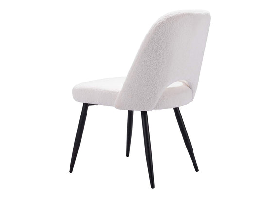 109325 Teddy Dining Chair (Set Of 2) Ivory