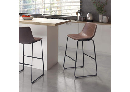 109326 Smart Barstool (Set Of 2) Vintage Espresso