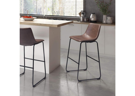 109326 Smart Barstool (Set Of 2) Vintage Espresso