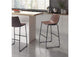 109326 Smart Barstool (Set Of 2) Vintage Espresso
