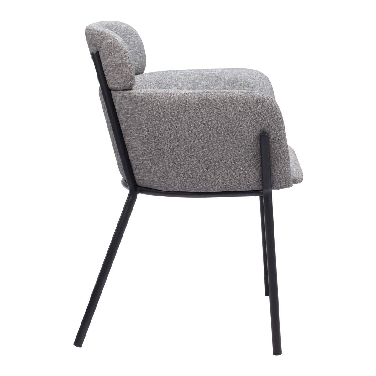 110171 Bremor Dining Chair (Set Of 2) Slate Gray