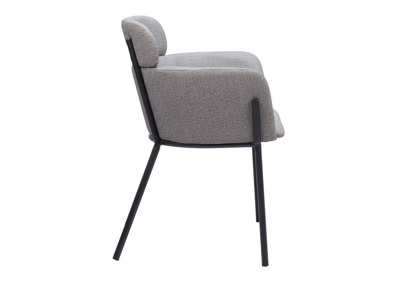 110171 Bremor Dining Chair (Set Of 2) Slate Gray