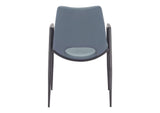 109536 Desi Dining Chair (Set Of 2) Azure Gray
