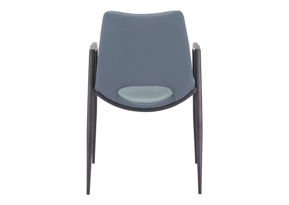 109536 Desi Dining Chair (Set Of 2) Azure Gray