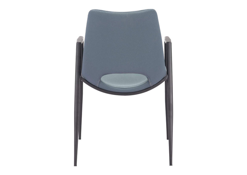 109536 Desi Dining Chair (Set Of 2) Azure Gray