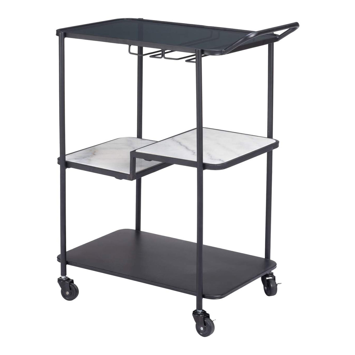 109845 Constanza Bar Cart Black