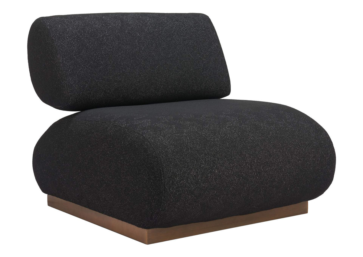 109932 Barsa Accent Chair Black