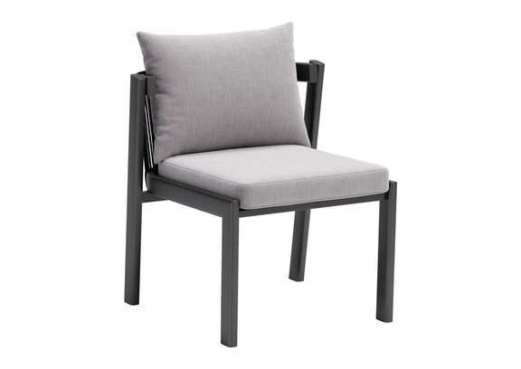 704008 Horizon Outdoor Dining Chair (Set Of 2) Gray
