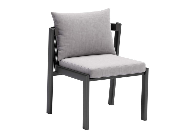 704008 Horizon Outdoor Dining Chair (Set Of 2) Gray