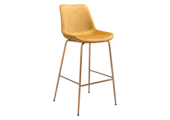 101758 Tony Barstool Yellow & Gold