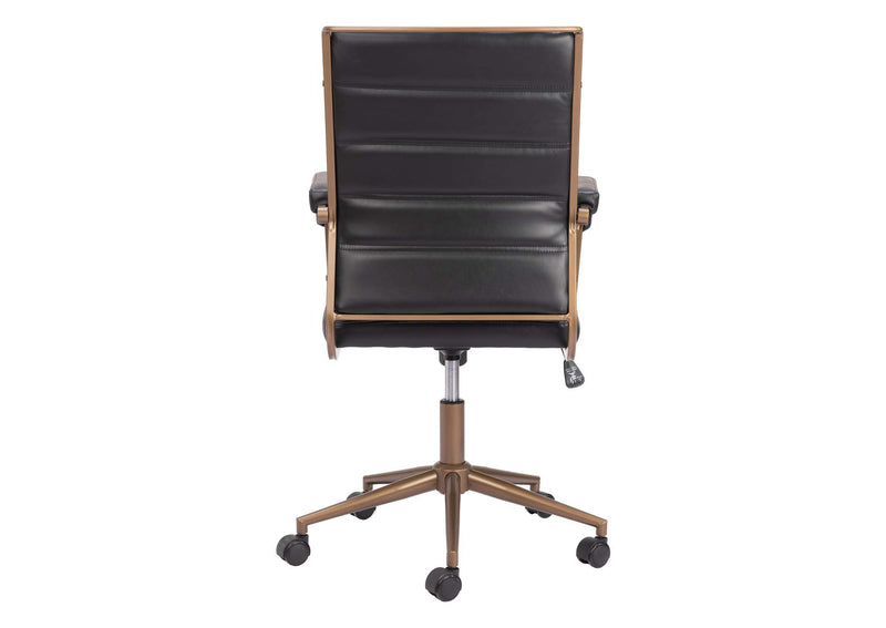 109021 Auction Office Chair Vintage Black