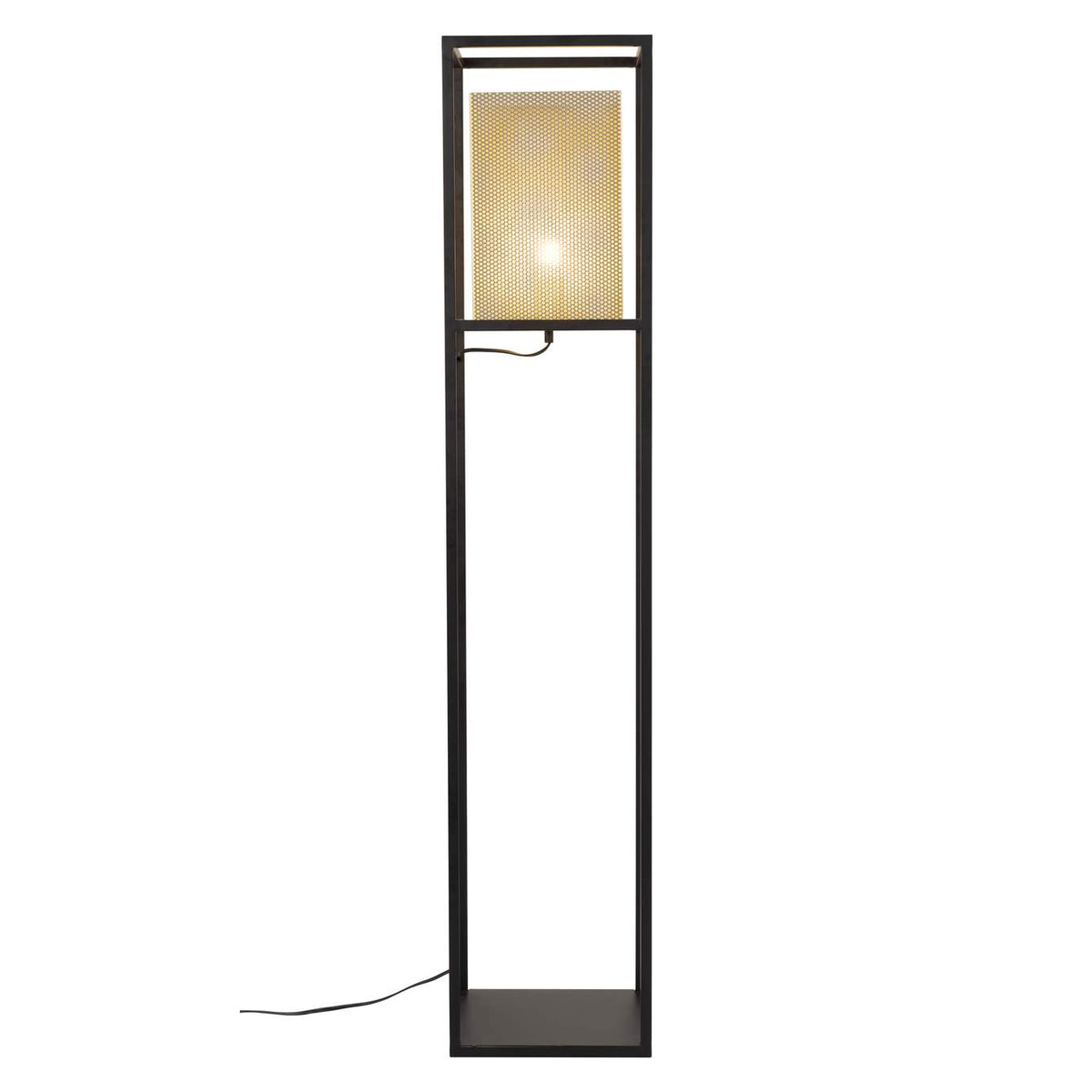 56130 Yves Floor Lamp Gold & Black