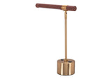 56139 Kippy Table Lamp Brown & Brass