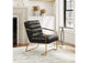 109521 Dallas Accent Chair Vintage Black