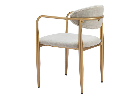 110207 Zens Dining Chair (Set Of 2) Quill Gray