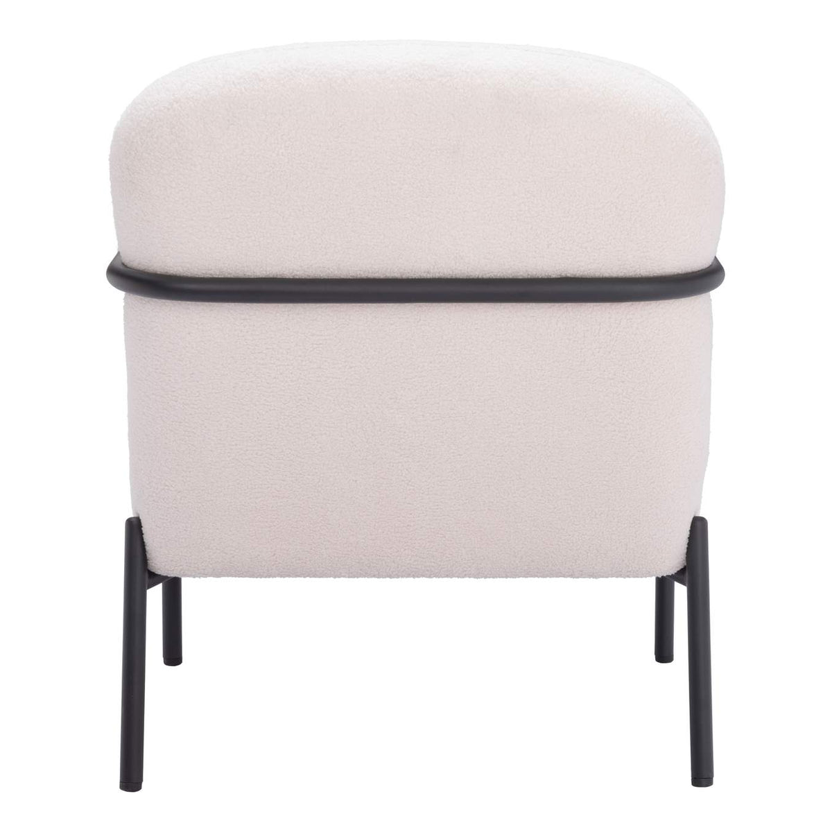 109518 Chicago Accent Chair Ivory