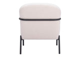 109518 Chicago Accent Chair Ivory
