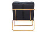109521 Dallas Accent Chair Vintage Black