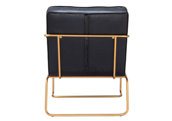 109521 Dallas Accent Chair Vintage Black