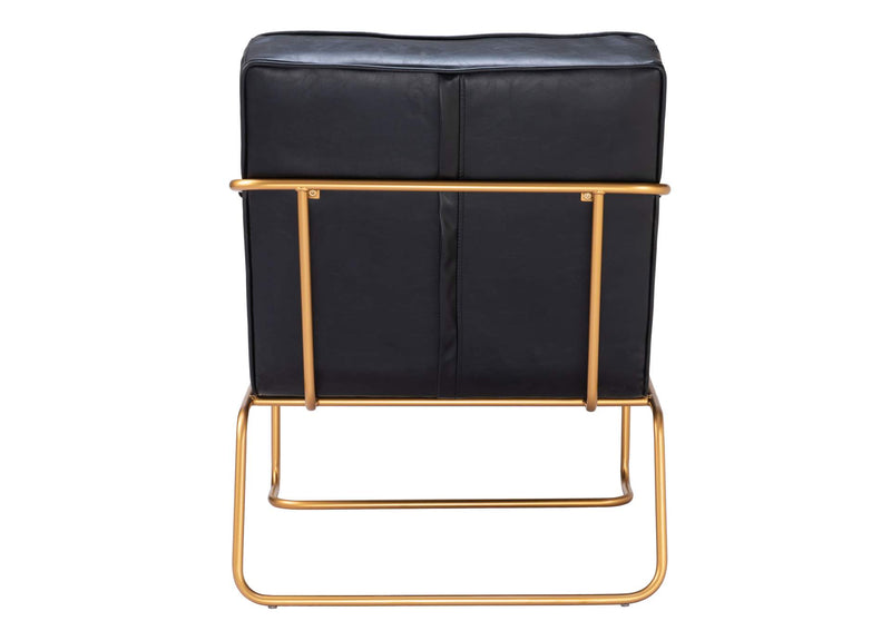 109521 Dallas Accent Chair Vintage Black