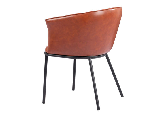 110176 Garston Dining Chair Brown