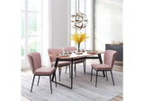 101101 Tolivere Dining Chair (Set Of 2) Pink